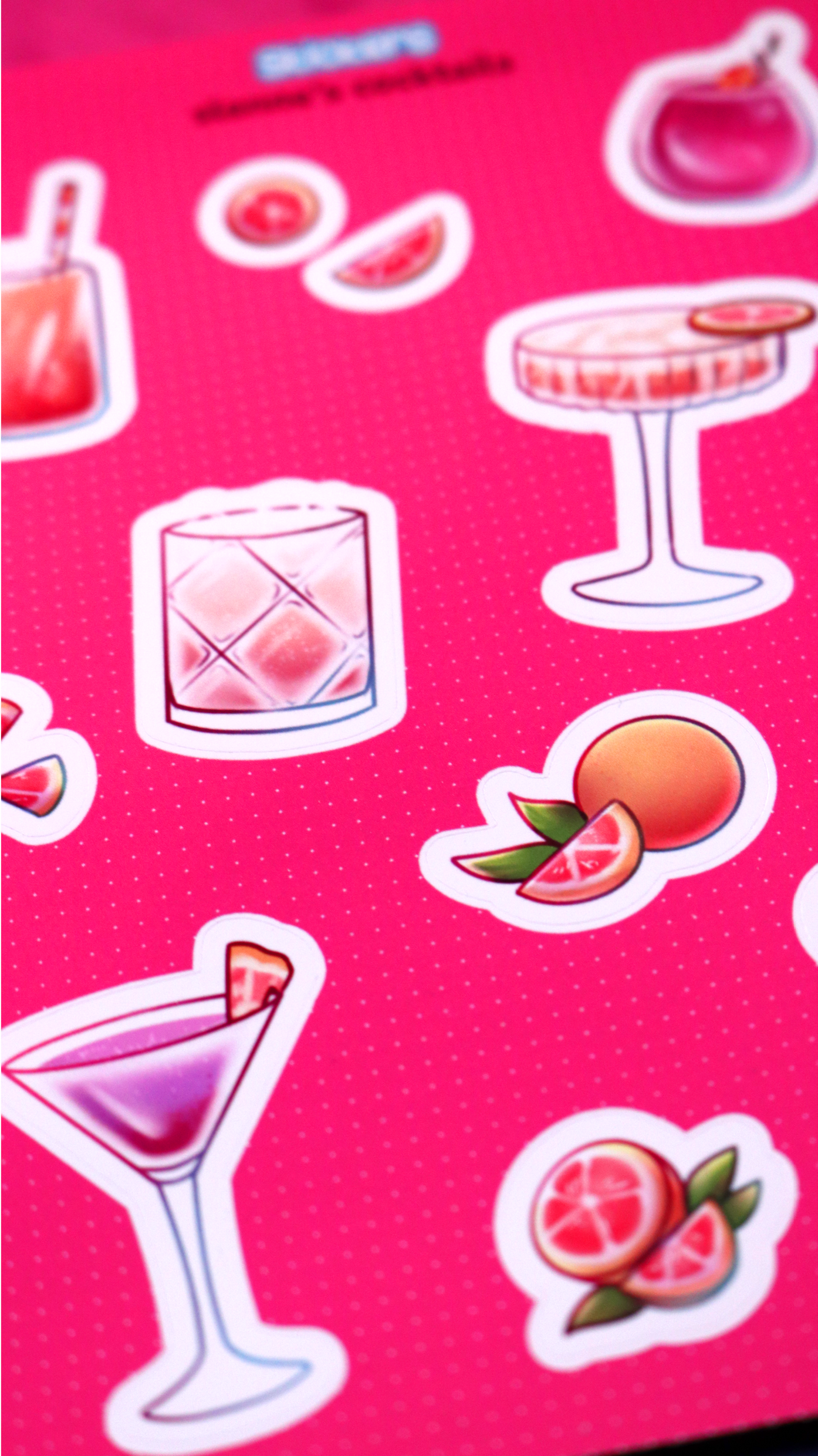 Planche de Stickers : Slenne's cocktails