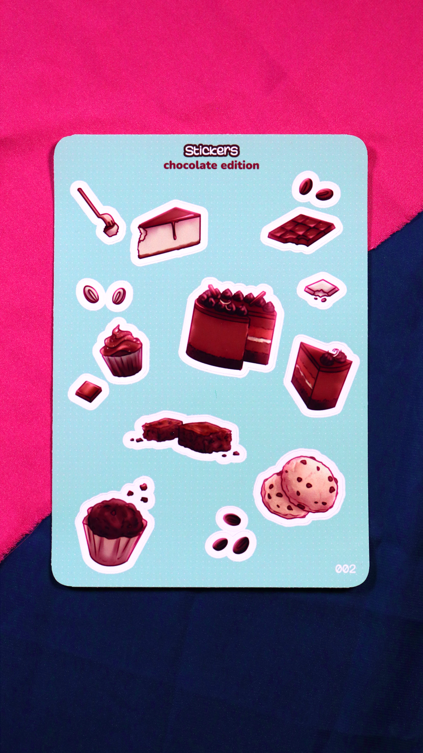 Planche de Stickers : Chocolate edition