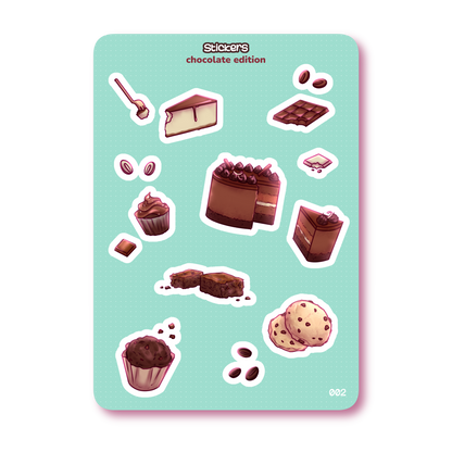 Planche de Stickers : Chocolate edition