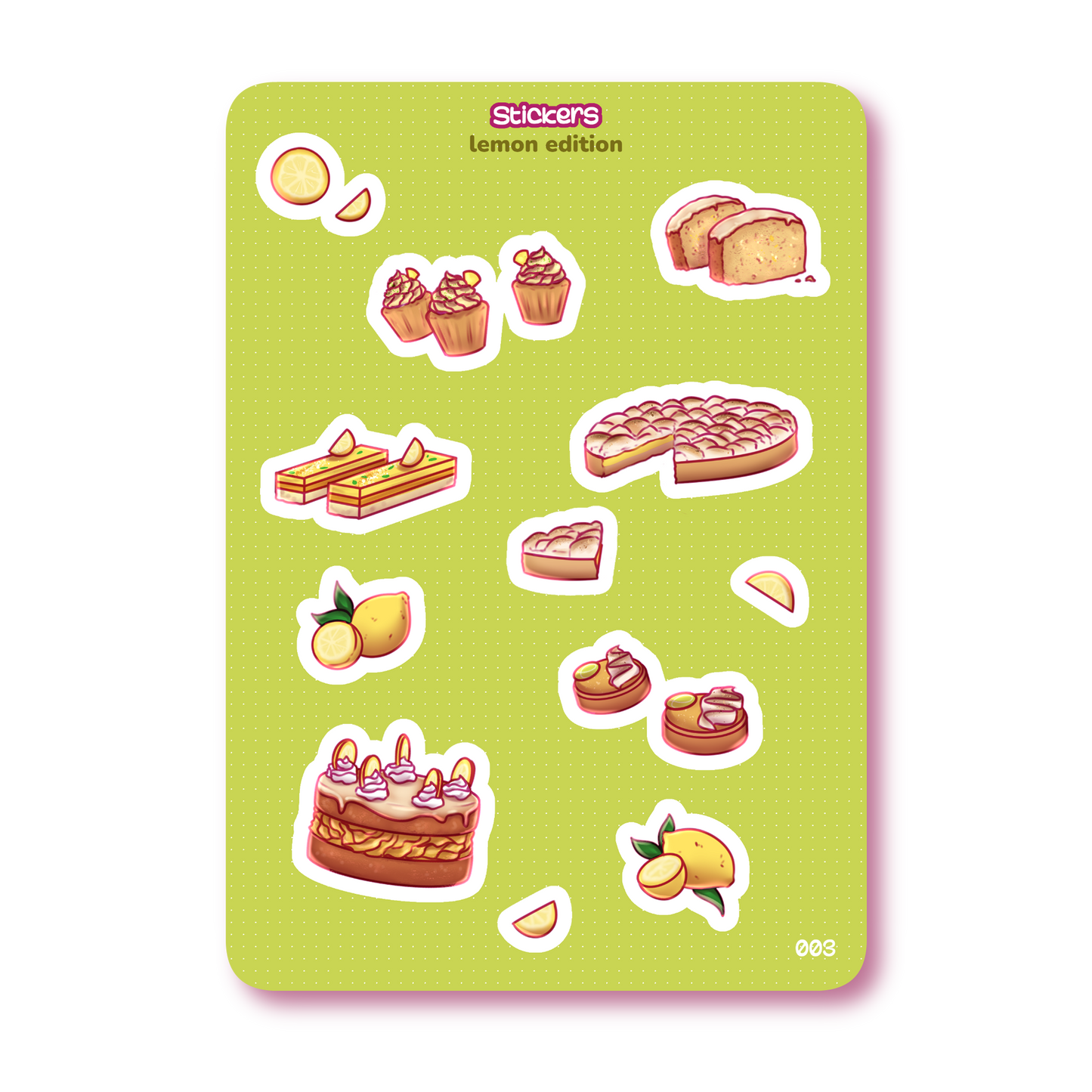 Planche de Stickers : Lemon edition