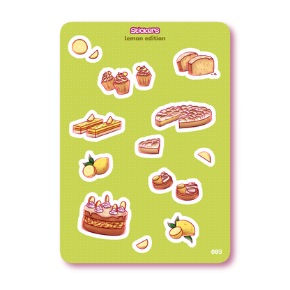 Planche de Stickers : Lemon edition