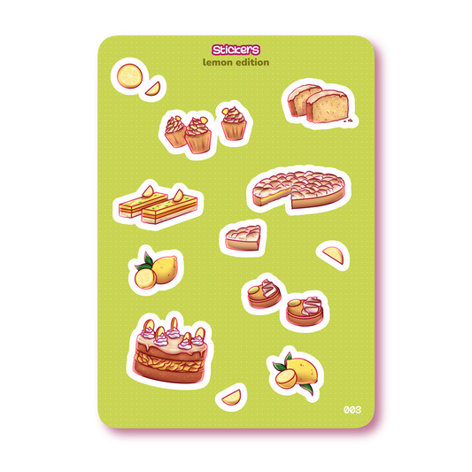 Planche de Stickers : Lemon edition