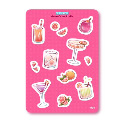 Planche de Stickers : Slenne's cocktails