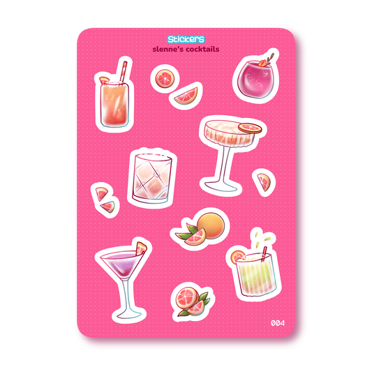 Planche de Stickers : Slenne's cocktails